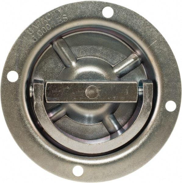 Buyers Products - Steel Rope Ring - 6-3/8" Long, Silver, For Use with Cargo Control - Industrial Tool & Supply