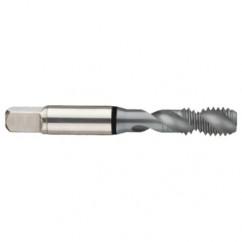 12-28 2B 2-Flute Cobalt Black Ring Semi-Bottoming 45 degree Spiral Flute Tap-MolyGlide - Industrial Tool & Supply