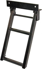 Buyers Products - Steel Retractable Step - 30-1/4" Long, Black, For Use with Universal Use - Industrial Tool & Supply