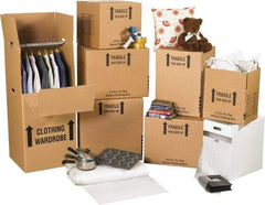 Made in USA - Moving & Box Kits Kit Type: Home Moving Kit Number of Boxes: 57 - Industrial Tool & Supply