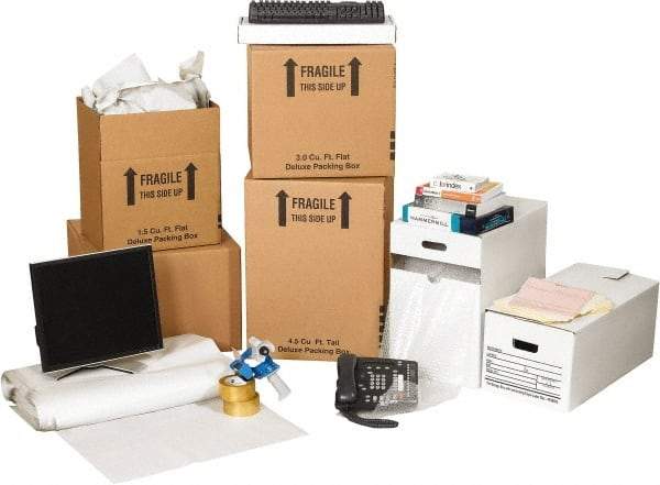 Made in USA - Moving & Box Kits Kit Type: Office Moving Kit Number of Boxes: 37 - Industrial Tool & Supply