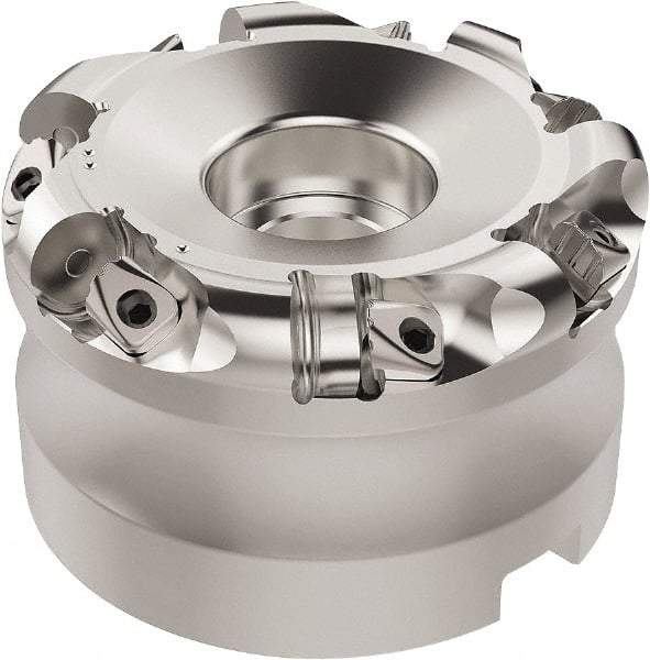 Seco - 37.33mm Cut Diam, 6mm Max Depth, 32mm Arbor Hole, 7 Inserts, RN.. 1207 Insert Style, Indexable Copy Face Mill - R220.26 Cutter Style, 9,400 Max RPM, 50mm High, Through Coolant, Series R220.26 - Industrial Tool & Supply