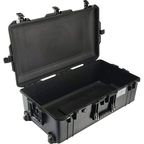 Pelican Products, Inc. - 18-13/32" Wide x 11-1/64" High, Aircase w/Wheels - Black - Industrial Tool & Supply