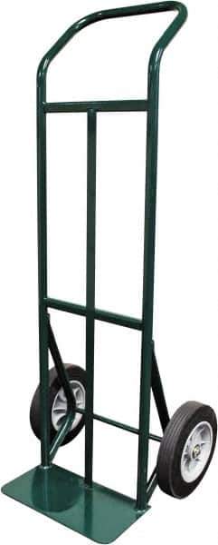 Ability One - 600 Lb Capacity 48" OAH Hand Truck - Steel Handle, Steel, Solid Rubber Wheels - Industrial Tool & Supply
