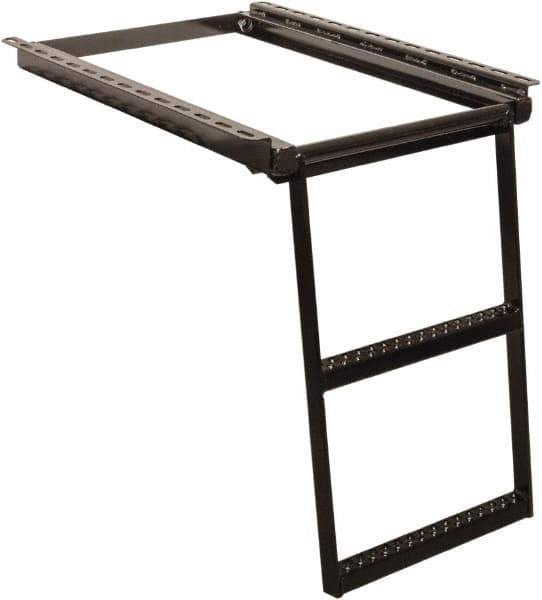 Buyers Products - Steel Retractable Step - 24-1/2" Long, Black, For Use with Universal Use - Industrial Tool & Supply