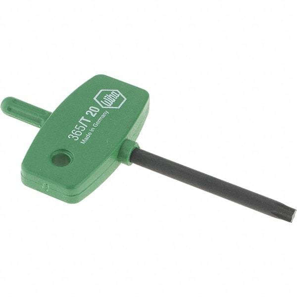Wiha - T20 Torx Key - Wing Handle, 45mm Length Under Head, 3.1" OAL - Industrial Tool & Supply