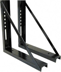 Buyers Products - Steel Truck Box Mounting Brackets - 18" Long, Black, For Use with Truck Boxes - Industrial Tool & Supply