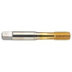 M12 x 1.0 Dia. - 6H - 5 FL - Cobalt Semi-Bott Tap FORM-C-TiN - Industrial Tool & Supply
