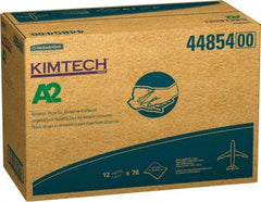 Kimtech - A2 Disposable Aerospace Wipes - Packet, 12-1/2" x 12" Sheet Size, White - Industrial Tool & Supply