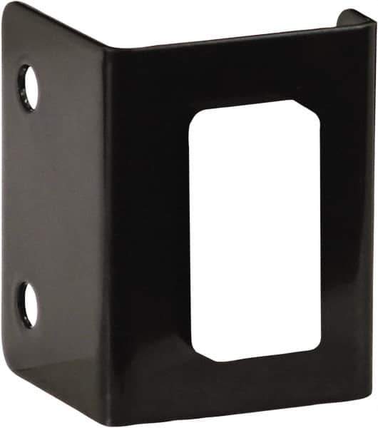 Buyers Products - Steel Rocker Switch Mounting Bracket - 3" Long, Black, For Use with Rocker Switches - Industrial Tool & Supply