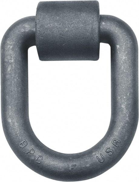 Buyers Products - Steel D-Ring with Integral Bracket - 6" Long, Gray, For Use with Cargo Control - Industrial Tool & Supply