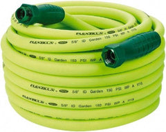Legacy - 75' Long Garden Hose - 5/8" Diam, 3/4" GHT, Hybrid Polymer, 150 psi, All Season, Green - Industrial Tool & Supply