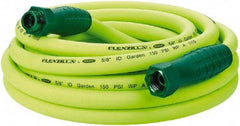 Legacy - 25' Long Garden Hose - 5/8" Diam, 3/4" GHT, Hybrid Polymer, 150 psi, All Season, Green - Industrial Tool & Supply
