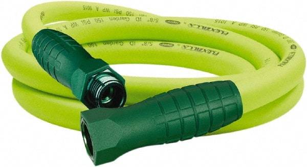 Legacy - 10' Long Garden Lead-In Hose - 5/8" Diam, 3/4" GHT, Hybrid Polymer, 150 psi, All Season, Green - Industrial Tool & Supply