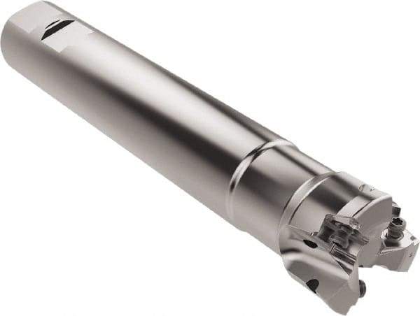 Seco - 40mm Cut Diam, 6.95mm Max Depth of Cut, 32mm Shank Diam, 200mm OAL, Indexable Square Shoulder End Mill - XNEX0816.. Inserts, Weldon Shank, 87° Lead Angle, Through Coolant, Series R217.79 - Industrial Tool & Supply