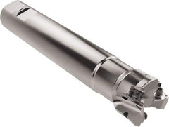 Seco - 40mm Cut Diam, 6.95mm Max Depth of Cut, 32mm Shank Diam, 200mm OAL, Indexable Square Shoulder End Mill - XNEX0816.. Inserts, Weldon Shank, 87° Lead Angle, Through Coolant, Series R217.79 - Industrial Tool & Supply