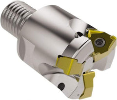 Seco - 40mm Cut Diam, 6.95mm Max Depth of Cut, 40mm OAL, Indexable Square Shoulder End Mill - XNEX0816.. Inserts, M20 Modular Connection, 87° Lead Angle, Through Coolant, Series R217.79 - Industrial Tool & Supply