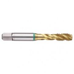 6-40 Dia. - 2B - 3 FL - Cobalt Bottoming Green Ring Tap FORM-E-TiN - Industrial Tool & Supply