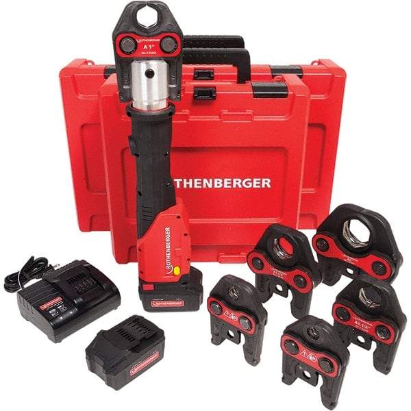 Rothenberger - Benders, Crimpers & Pressers Type: Cordless Press Tool Maximum Pipe Capacity (Inch): 2 - Industrial Tool & Supply