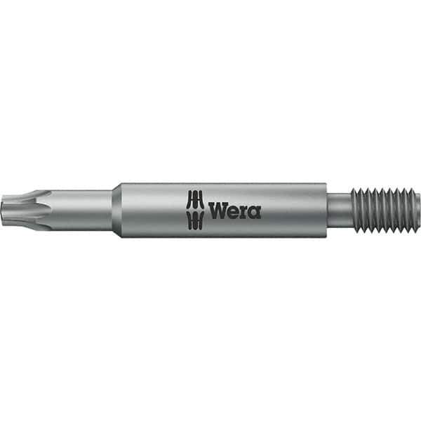 Wera - 1-3/4" Torx Bit - M4 Drive, 45mm OAL - Industrial Tool & Supply