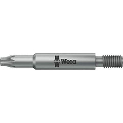 Wera - 1-3/4" Torx Bit - M4 Drive, 45mm OAL - Industrial Tool & Supply