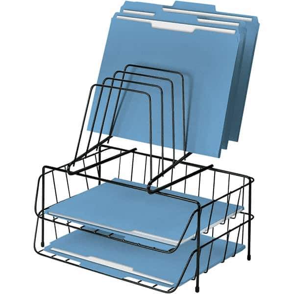 FELLOWES - Black Combination File Sorter - Steel - Industrial Tool & Supply