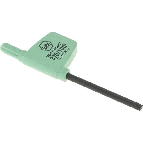 Wiha - IP10 Torx Plus Key - Flag-Style, 40mm Length Under Head, 2.9" OAL - Industrial Tool & Supply
