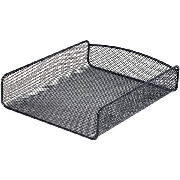 Safco - Black Letter Tray - Steel - Industrial Tool & Supply