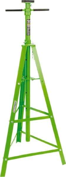 OEM Tools - 4,000 Lb Capacity Underhoist Stand - 56-1/2 to 84-1/4" High, 3-1/4" Saddle Length - Industrial Tool & Supply