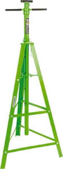 OEM Tools - 4,000 Lb Capacity Underhoist Stand - 56-1/2 to 84-1/4" High, 3-1/4" Saddle Length - Industrial Tool & Supply