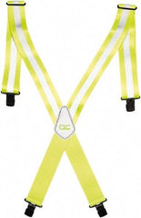 CLC - Suspenders - Elastic, Hi-Viz Lime - Industrial Tool & Supply