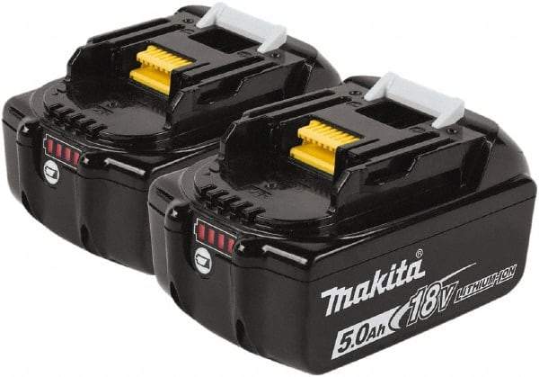 Makita - 18 Volt Lithium-Ion Power Tool Battery - 6 Ahr Capacity, 55 min Charge Time, Series LXT - Industrial Tool & Supply