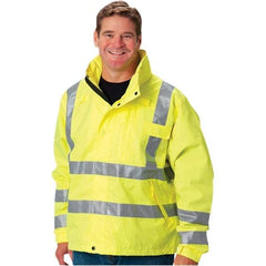 PIP - Size XL, High Visibility Yellow, Waterproof Jacket - Industrial Tool & Supply
