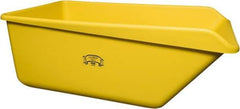 Remco - 149 Gal Yellow Rectangular Polyethylene Tub - 21-3/4" High x 32" Diam - Industrial Tool & Supply