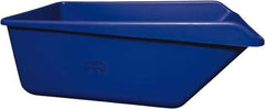 Remco - 149 Gal Blue Rectangular Polyethylene Tub - 21-3/4" High x 32" Diam - Industrial Tool & Supply