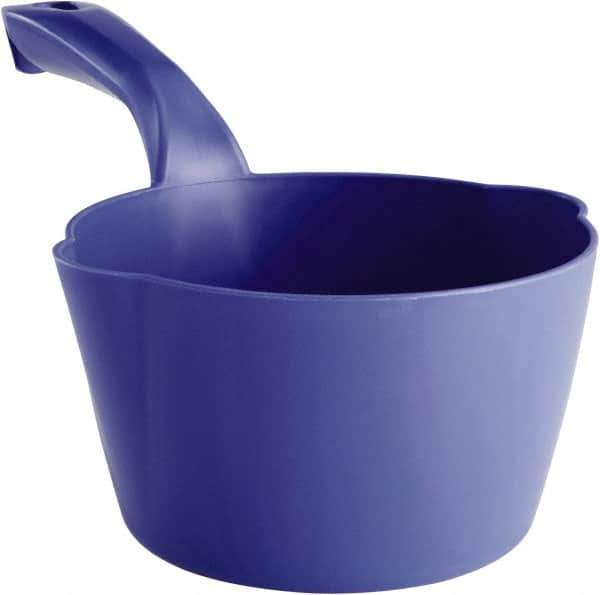 Remco - 32 oz Purple Polypropylene Round Bottom Scoop - 6.8" Wide x 5.3" Deep Bowl, 5-1/2" Handle Length, 11.6" OAL - Industrial Tool & Supply