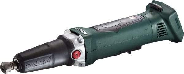 Metabo - 1/4" Collet, 25,000 RPM, Straight Handle Electric Die Grinder - 18 Volts - Industrial Tool & Supply