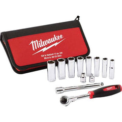 Milwaukee Tool - Socket Sets Measurement Type: Metric Drive Size: 3/8 - Industrial Tool & Supply