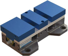 Jergens - 21" Long x 252mm Wide x 124mm High Aluminum & Stainless Steel Fixture Plate - 37mm Plate Thickness - Industrial Tool & Supply