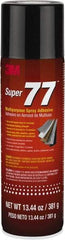 3M - 13.44 oz Aerosol Clear Spray Adhesive - High Tack, 150°F Heat Resistance - Industrial Tool & Supply