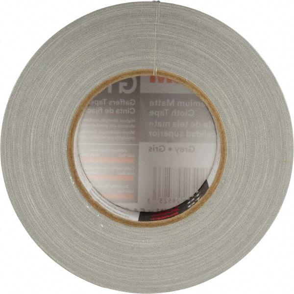 3M - 2" x 50m Gray Gaffers Tape - 11 mil, Rubber Adhesive, Cotton Cloth Backing, Series GT2 - Industrial Tool & Supply