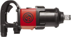 Chicago Pneumatic - 1" Drive, 6,200 RPM, 1,770 Ft/Lb Torque Impact Wrench - D-Handle, 40.4 CFM, 90 psi, 3/8" NPT Inlet - Industrial Tool & Supply
