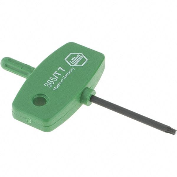 Wiha - T7 Torx Key - Wing Handle, 35mm Length Under Head, 2.7" OAL - Industrial Tool & Supply