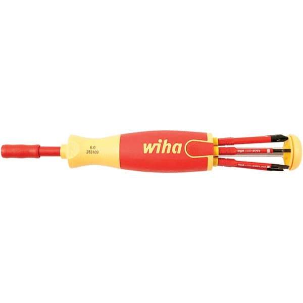 Wiha - Multi-Bit Screwdriver - Phillips & Torx Tip - Industrial Tool & Supply
