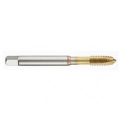 42728 2B 3-Flute PM Cobalt Red Ring Spiral Point Plug Tap-TiN - Industrial Tool & Supply