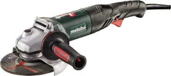 Metabo - 6" Wheel Diam, 9,600 RPM, Corded Angle & Disc Grinder - 5/8-11 Spindle, 120 Volts, 13.2 Amps - Industrial Tool & Supply