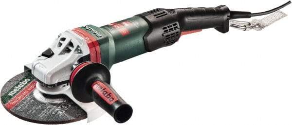 Metabo - 7" Wheel Diam, 8,200 RPM, Corded Angle & Disc Grinder - 5/8-11 Spindle, 120 Volts, 15 Amps - Industrial Tool & Supply
