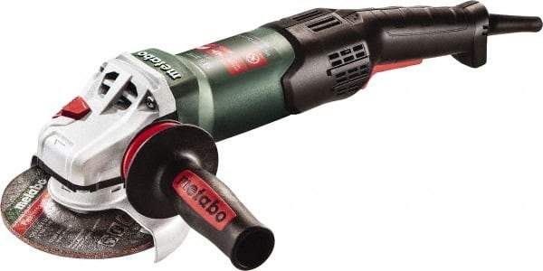 Metabo - 5" Wheel Diam, 10,000 RPM, Corded Angle & Disc Grinder - 5/8-11 Spindle, 120 Volts, 14.5 Amps - Industrial Tool & Supply