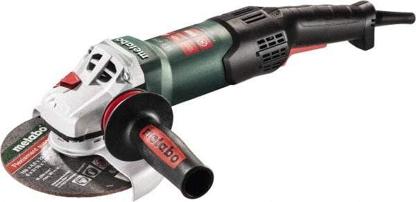 Metabo - 6" Wheel Diam, 9,600 RPM, Corded Angle & Disc Grinder - 5/8-11 Spindle, 120 Volts, 14.6 Amps - Industrial Tool & Supply