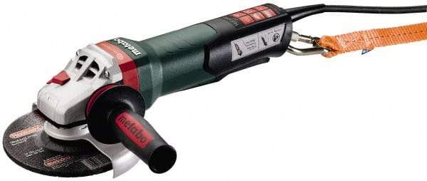 Metabo - 6" Wheel Diam, 9,600 RPM, Corded Angle & Disc Grinder - 5/8-11 Spindle, 120 Volts, 14.5 Amps - Industrial Tool & Supply